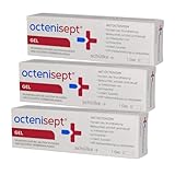 Octenisept Gel I Wundheilung bei akuten Wunden und leichten Verbrennungen I 3x 20ml im Sparset I plus PharmaPerle giveaway