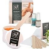 Sugaring4You Zuckerpaste Beauty-Set zur sanften Haarentfernung | Für Gesicht, Arme, Beine, Rücken und Brust | Sugaring für Sie & Ihn | inkl. Silverspray & Entfetter | Zuckerwachs Extra-Soft 250g