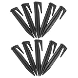Kisangel 100 Stück Teiliges Zeltheringe Leichte Stabile Camping Heringe aus Robustem Material für Zelte Pavillons Planen Garten Sturmsichere Befestigung bei Wind und Sturm