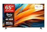 TCL 65PF650 65-Zoll 4K Ultra HD, HDR TV, Smart LED Fire TV (Dolby Vision, Dolby Atmos, DTS, HDR 10, Alexa integriert, Airplay2, Miracast)