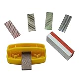 Buerfu Skikantenschleifer, Ergonomisches Rutschfestes Set, Snowboard-Pflegeset, Für Familie, Freunde, Herren & Damen – Ski, Snowboard & Winteraktivitäten