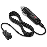 12V-24V KFZ Kühlbox Ersatzkabel, 12V 10A Stecker Kühlbox für Mobicool, Alpicool ARB Waeco CF Auto Kühlschrank Kabel, 1,8M Stecker Auto Kühlschrank Kabel