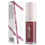 Liquid Blush, Creme Rouge, Make -up -Rouge -Tönung, leichte baubare Formel, feuchtigkeitsspendendes natürliches Finish, 4,5 ml Einzelstück, tägliche Fahrtschule
