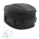 Shkalacar Motorrad Hecktasche, Multifunktionale Motorrad Rücksitztasche Rücksitztasche Gepäckaufbewahrung Tasche Mit Montagegurten Regenschutz