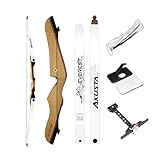 DEERACE Bogenschießen für Anfänger, Jugendliche, Holz, Takedown Kinder, Jungen, Mädchen, Frauen, traditionelle Bögen (7,3 kg, 167,6 cm)