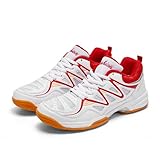 Hixingo Badmintonschuhe Männer Tennisschuhe Herren Damen, Squashschuhe Unisex Hallen- & Fitnessschuhe Eva Gepolsterte Sohle Sneakers Herren Turnschuhe für Tennis, Badminton, Volleyball, Usw