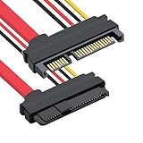 chenyang SAS zu SATA Kabel SFF-8482 SAS 29Pin auf SATA 22Pin Festplatten RAID Verlängerungskabel