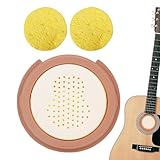 Duroecsain Befeuchtungssystem für Akustikgitarre, Luftbefeuchter für Akustikgitarre – Schalllochabdeckung für Gummi-Gitarren-Luftbefeuchter | Schutzzubehör