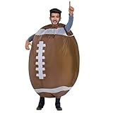 AirSuit® Aufblasbares Kostüm American Football | Ausgefallenes Auflbaskostüm | Premium Qualität | Größe 160 bis 190cm | Polyester | Angenehm tragbar | Resistent | Mit Aufblassystem | OriginalCup®