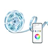 Tapo LED Strip 5M, Wifi LED Streifen, 16 Mio. Farben, dimmbar, APP Steuerung, schneidbar, kompatibel mit Amazon Alexa, Hey Google, kein Hub notwendig, energiesparend (Tapo L900-5)
