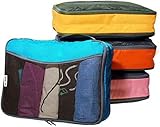 OW-Travel Einfach zu organisierende Packtaschen für Koffer. Kleiderlagerung mit Reisewürfeln ein Kleidertaschen Packwürfel zubehör Koffer Organizer Set Suitcase Organizer Packing Cubes Travel