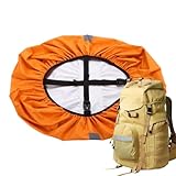 Tuxxjzm Rucksack-Regenschutz, wasserdicht, regenfest, Reiserucksack-Abdeckung, tragbar, reflektierend, schützender Regenschutz für Tasche, Fahrrad, Computer