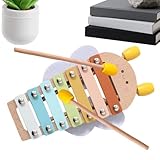 Spielzeug Xylophon | Pädagogisches Holzspielzeug Zur Musikalischen Früherziehung | Kinderinstrumente Für Kleinkinder - Für Kinder 6-12 Monate Spielzimmer Geburtstag Weihnachten