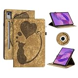 AsWant Hülle für Lenovo Idea Tab Pro 12.7 Zoll 2025 TB-373FU TB-375FC Tablette- Schutzhülle Ultradünne mit Portemonnaie und Standfunktion Kompatibel mit Lenovo Idea Tab Pro Hülle (Aprikose)