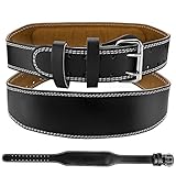 Coikes 4” Gewichthebergürtel Leder, Trainingsgürtel, 11 Verstellbar Löcher Krafttraining Bodybuilding Gürtel, Gurt Gewichtheber, Fitnessgürtel Männer Damen Kreuzheben Wokout