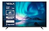 TESLA 43E645BUW Smart TV | 43 Zoll | WebOS | Apple AirPlay | Miracast | Das ThinQ AI-System unterstützt die Spracherkennung | Dolby Audio | 2x10W Boxlautsprecher | HDR10 | HLG | 3X HMDI | 2X USB |