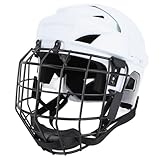 Hockey -Helm -Kombination mit Gesichtsmaske, Hockey und Reitrodeo -Helm für Jugendliche (M)