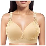 BHS Damen Ohne Bügel Grosse Grössen Bra Frauen Push Up Leicht BH Set mit Verstellbarem Träger Atmungsaktiver Sport-BHS Freizeit für Alltag und Outdoor