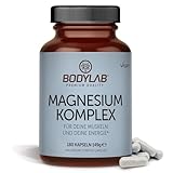 Bodylab24 Magnesium Komplex 180 Kapseln,