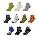 Zzxlw Jungen Sport Socken Kinder Neuheit Mid Calf Taps Weiche Baumwolle Athletische Crew Socken für Kinder täglich tragen 10 Paare XL 9-12 Jahre