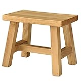 Moderne rutschfeste Holz-Duschbank für Erwachsene und Senioren, wasserdichter Badhocker & Spa-Stuhl für Badezimmer, Wohnzimmer, Schlafzimmer, Küche (27 x 22 x 26 cm)