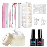 Gel-Nagel-Bastelset | Nagelhandwerk Handskulptur Hartgel - Schnitzmuster Fingernägel Kunst, Maniküre-Lösung für Frauen Anfänger Professioneller Salon Heimgebrauch