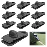CJMUQHEHH 10 Stück Planenspanner,Planenbefestigung,Tarp Clips Zeltplanen Planenclips, Einstellbare Planenbefestigung für Camping, Markisen, Sonnensegel und Garten, Antirutsch-Design für Sicheren Halt