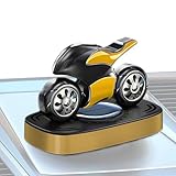 Solarbetriebener Auto-Lufterfrischer,Geruchseliminator Für Motorrad & Innenräume - Solarbetriebener Automatischer Dreh Lufterfrischer mit Langanhaltender Duftneutralisation für Auto, Wohnung, Bad & Ha