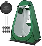 WONSEFOO Pop up Toilettenzelt Umkleidezelt | Camping Duschzelt Privatsphäre Toilette Umkleidekabine Lagerzelt | WC Zelt Outdoorzelt Lagerzelt Toilettenzelt Umkleide für Camping Beach mit Tragetasche