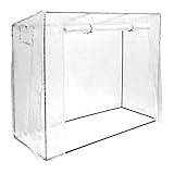 Relaxdays Tomatengewächshaus XL, als Frühbeet und Tomatenzelt, UV beständig, HxBxT: 160 x 200 x 82 cm, transparent