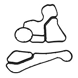 1 Satz Ölfiltergehäusedichtung, 11428637821 11428637820 Motorölfiltergehäusedichtungssatz