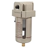 Luftfilter Kompressor, Wasserabscheider Druckluft, 1 Stück langlebiger 1/2'' Luftfilter Kompressor Wasser Feuchtigkeitsfalle Separator Regler Zubehör für verschiedene Installationsumgebungen