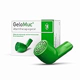 GeloMuc Atemtherapiegerät: Atemphysiotherapie, Schleimlösung, verbessert Lungenfunktion bei langfristiger, regelmäßiger Anwendung, ideal für COPD Patienten, zur Symptomverbesserung chronischen Hustens