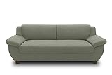 DOMO. collection Sofa Panama, 3-Sitzer, 3er Couch, Garnitur, 3-2-1 Sofa, 91 x 207 x 80 cm (BxTxH), grün