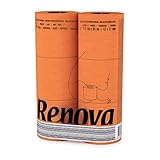 Renova Toilet Paper, Orange, Regular, 6 200064519