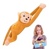 Spielzeug Affe mit langem Arm, Plüschspielzeug Affe mit langem Arm, Anhänger Fensteraffe, 43 cm – niedlicher Affe mit langen Armen, lustiger Fensteraffe, Ornament zum Aufhängen