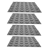ERINGOGO 4 Bögen Straßenaufkleber Aus Gummi Und Kunststoff Terrassenbodenaufkleber Gehwegkreide Türjalousien Bodenfliesen Für Den Außenbereich Multifunktionale Rollosteine