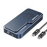 ACASIS 80Gbps M.2 NVMe SSD Gehäuse mit Cooling Fan, 80Gbps Nvme Gehäuse Compatible mit Thunderbolt5/USB4 V2.0, MacBook Pro M4/M4 Pro und M4 Max, Mac mini M4 (TBU 501 PRO-EU)