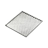 Gcljlmy Fire Grill Rost Camping Kochgeschirr Mehrzweck Röstpfanne BBQ Cooking Rost Campfire Grill Grid zum Wandern im Freien Rasen