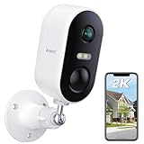 ARENTI 2K/3MP Überwachungskamera Aussen Akku IP Kamera, WLAN Kamera Überwachung Aussen, Nachtsicht, 2-Wege-Audio, IP65 Wasserdicht, Bewegungserkennung Home Security Camera