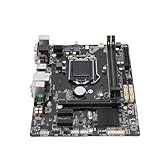 Elprico Micro-ATX-Motherboard, PCIe 3.0, LGA 1150, DDR3 Bis zu 1600 MHz, Unterstützung für Core I5-4670K/4670S I7-4790K/4770K I3-4130, PC-Motherboard mit USB3.0-USB2.0-Anschlüssen