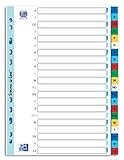 Oxford Kunststoff-Register A4, Strong-Line, A-Z, 21-teilig, mit Deckblatt