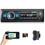 DAB + Autoradio mit Bluetooth 1 Din Digital Media Player Unterstützung FM Radio Auto MP3-Player EQ Steering Wheel ControlUSB/AUX-Eingang/SD/TF-Karte + 32G SD-Karte