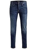 Herren Jack & Jones Jeans Tim Straight Legs Slim Fit Flat Front Tim ORIGINAL, Farben:Dunkelblau-2, Größe Jeans:33W / 36L