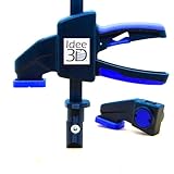 Adapter für Einhandzwinge zum Umbau als Werktischspanner für 20mm Löcher, für Wolfcraft, Bessey EHZ, u.v.m., für Stange 16/6 mit Bohrungsabstand 21mm - 4 Stück