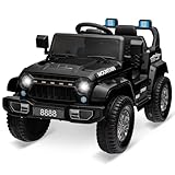 Elektroauto für Kinder 12V, Kinderauto Mit 2,4G-Fernbedienung, Elektroauto Mit Bluetooth, Musik, Hupe Und Scheinwerfer, 3-6,5 Km/h, Kinderfahrzeug Elektrisch für Kinder Von 3-8 Jahren