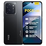 XIAOMI Poco C85, Smartphone 8+256GB, 6,9' 120Hz Display 7,99mm Design, MediaTek Helio G81-Ultra Octa-Core, 50MP AI-Zweifach-Kamera, 6000mAh, Black, Ladegerät Nicht im Lieferumfang enthalten