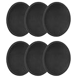 QUARKZMAN 6 Stück Lautsprecher Staubkappe 54mm/2,1' Außendurchmesser Dome Papierkappe Subwoofer Spulenabdeckung Kappe für Lautsprecher Dekoration Zubehör Reparatur