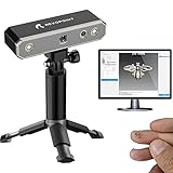 Mini 3D-Scanner, tragbarer 3D-Scanner, 3D-Modellierung 0,02 mm Präzision 10 FPS Scangeschwindigkeit für 3D-Druck, unterstützt Windows, MAC OS, OS, Android-System