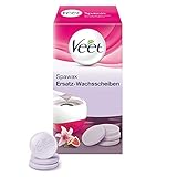 Reckitt Veet Spawax Warmwachsscheiben für Veet Spawax Wachsgerät - Langanhaltende Haarentfernung mit Warmwachs - 1 x 6 Wachsscheiben